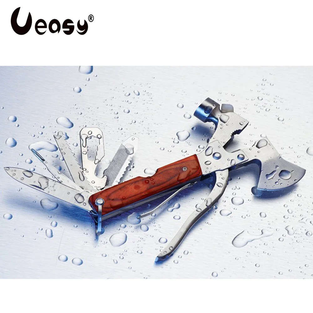 Мультитул Ueasy 19 в 1 портативный из нержавеющей стали с нейлоновой оболочкой для