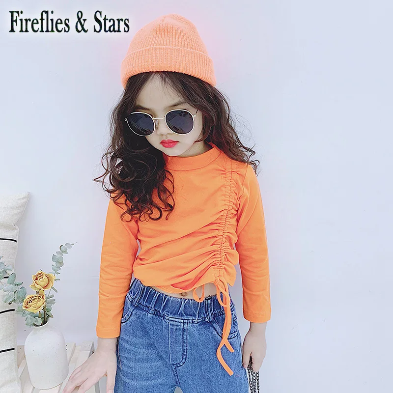 Демисезонная футболка для девочек 3 9 лет с длинным рукавом|boys sweater|kids pulloversweater kids |