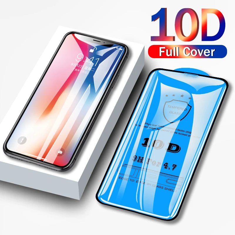 Защитное стекло HICUTE для iPhone 6-8/X/XS/XR/Plus/Max | Мобильные телефоны и аксессуары