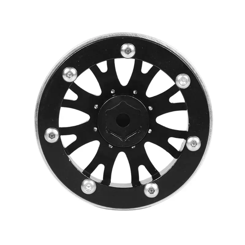 4 шт. алюминиевый сплав 2,2 дюймовые колесные диски для 1/10 осевой Рейф 90018 RC автомобиль Гусеничный