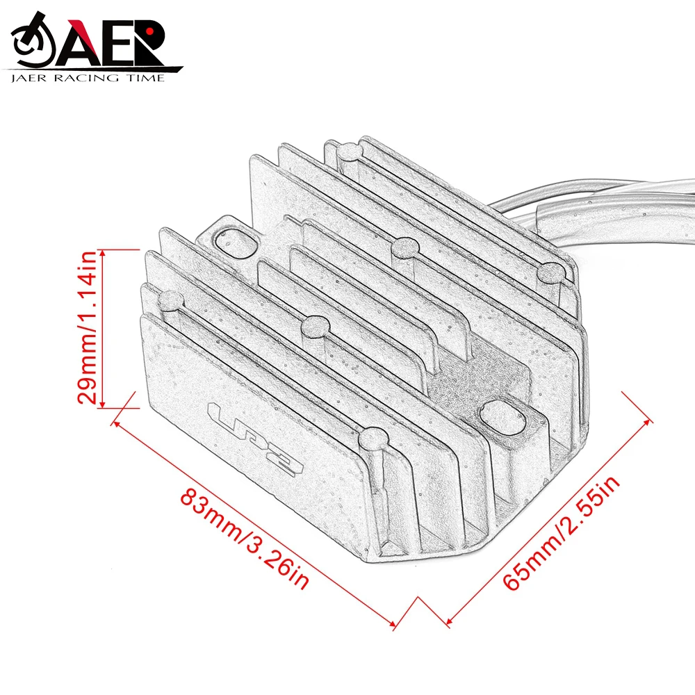 JAER регулятор напряжения мотоцикла Выпрямитель для Suzuki DR125 DR125SE 1994-2002 DR200 DR200SE 1996-2013