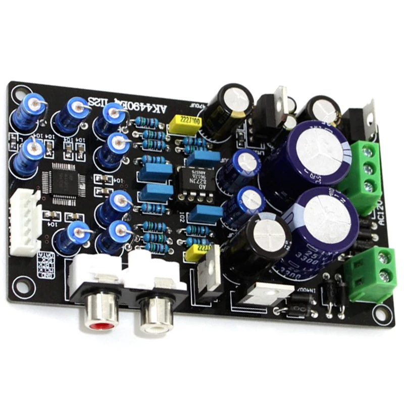 Собранный Ak4490Eq Ak4490 Ii2S цап поддержка 32 бит 768K Hifi декодер доска G6-008