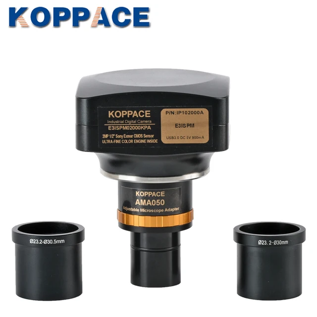 $US $429.99  KOPPACE 2 million pixels125 Frame preview speedmicroscope camera0.5X Adjustable focus industrial ca