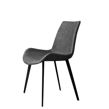 

Nordic Dining Chair Modern Simple Back Iron Domestic Restaurant Economic Stool Ins Net Red