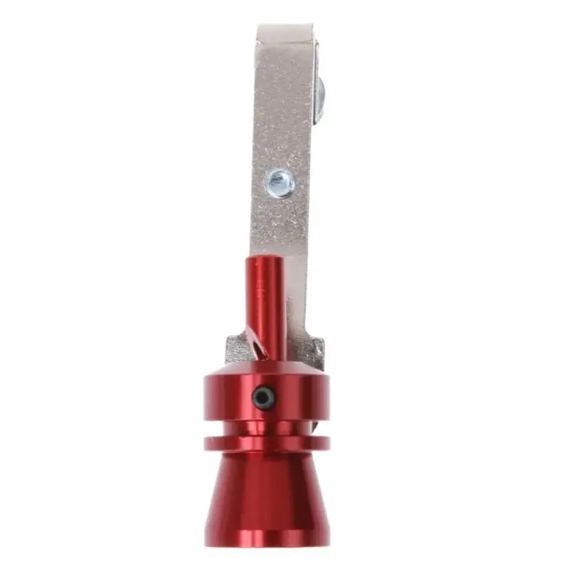 Red Whistle Muffler Универсальный автомобильный турбозвуковой свисток глушитель выхлопной трубы 23 мм поддельный выдувной клапан BOV симулятор звука турбины авто внешние аксессуары - Цвет: Red Whistle Muffler