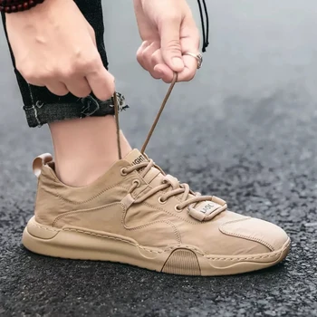 

British style Breathable Men sport Shoes Trainers Flat running Shoes Comfortable Zapatillas Hombre Basket Femme Light Soft