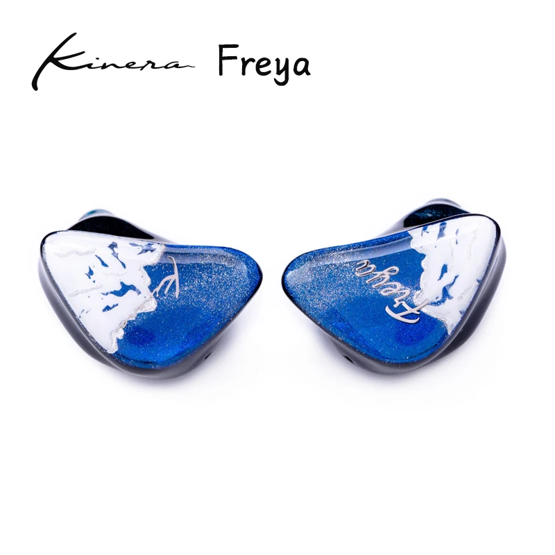 KINERA Freya 3BA+1DD In Ear Earphones Hybrid Hand Painted Earbud HIFI DJ Monitor Headset 1