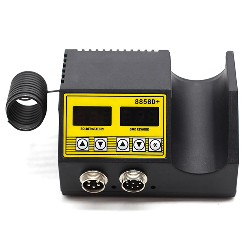 Yarboly 8858D двойная цифровая паяльная станция 2 в 1 SMD горячего воздуха устройство для