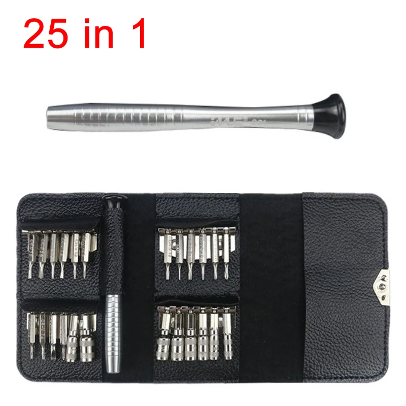25 In 1 Screwdriver Набор отверток 25 в 1 Torx многофункциональный ремонт открывания ручной инструмент набор Torx Прецизионная отвертка для телефонов планшетных компьютеров - Цвет: 25 In 1 Screwdriver
