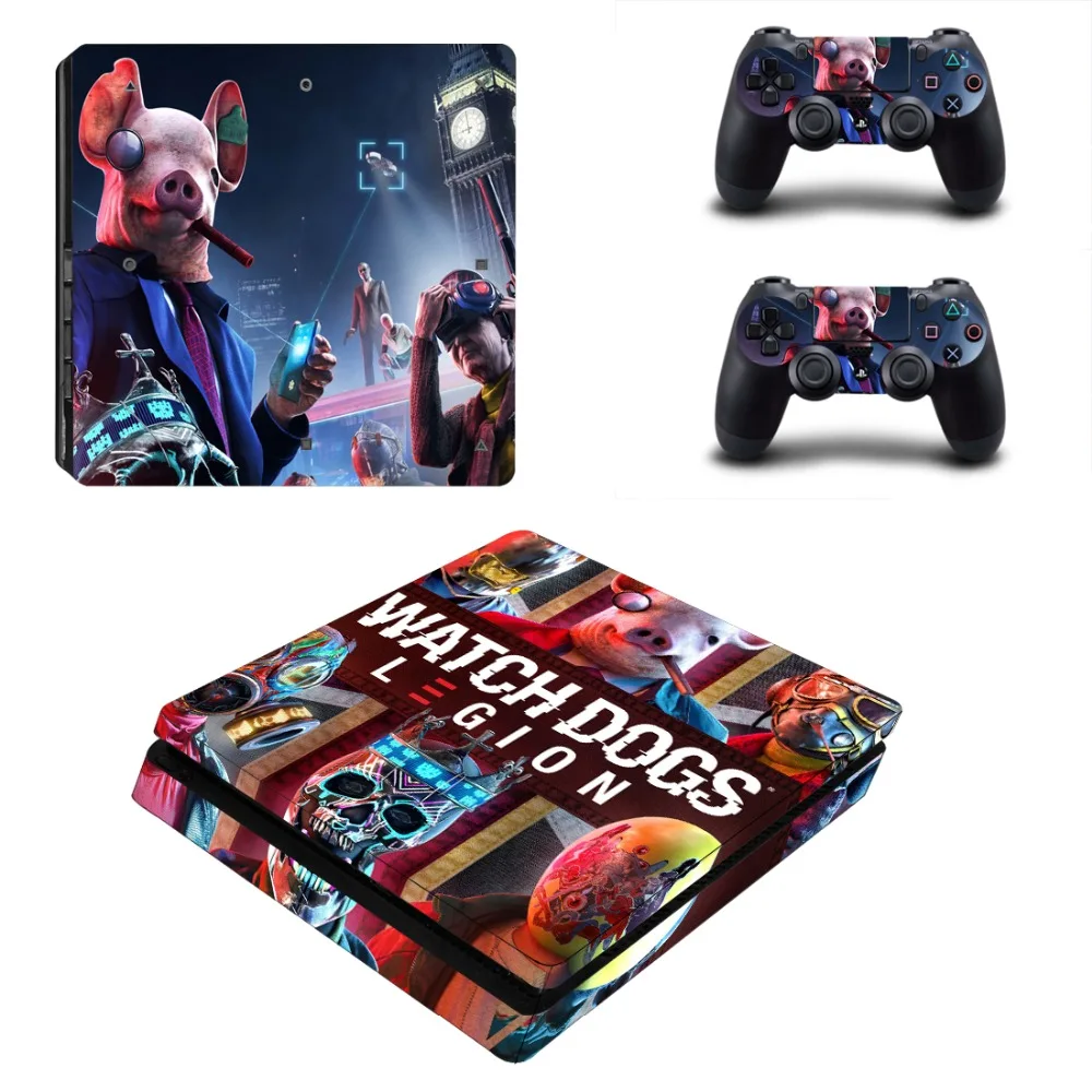 Часы Собаки Легион PS4 тонкий стикер кожи наклейка для sony playstation 4 консоль и контроллер PS4 тонкий скины стикер s винил
