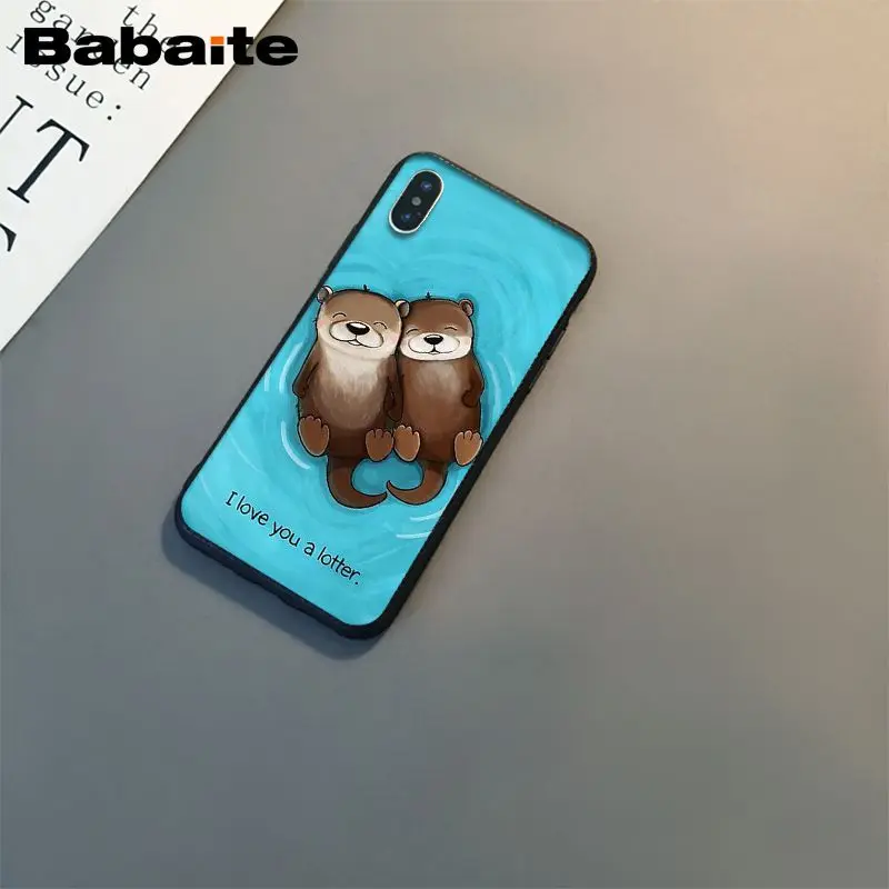 lovely cute Otter water animal