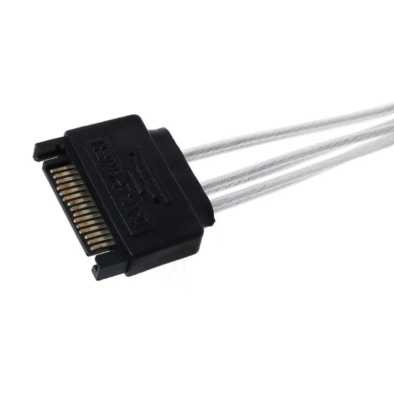20 см SATA до 6+ 2Pin кабель питания посеребренный медный провод для Le-novo M410 M415 B415 510SA настольная материнская плата
