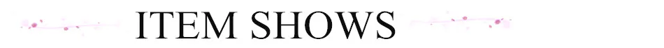 ITEM SHOWS