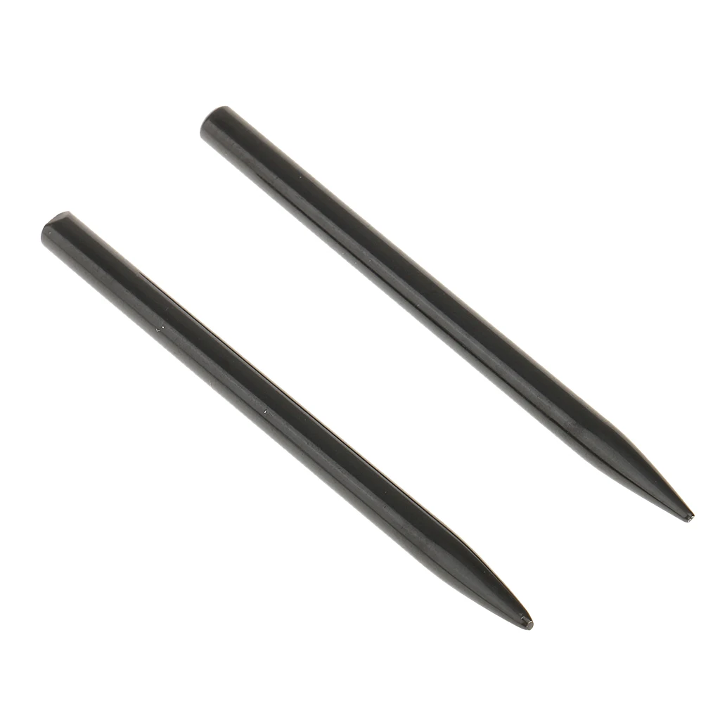 Black 2 шт из нержавеющей стали Paracord Fids иглы для шнуровки для сшивания инструмент - Цвет: Black