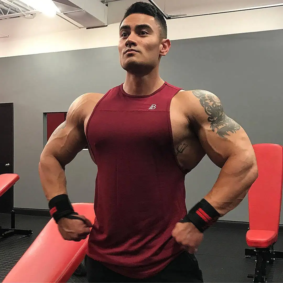 Muscle Dr. Brothers, стиль, для мужчин, для фитнеса, спорта, летний, стиль, модный, дышащий, впитывающий пот, облегающий, хлопковый жилет