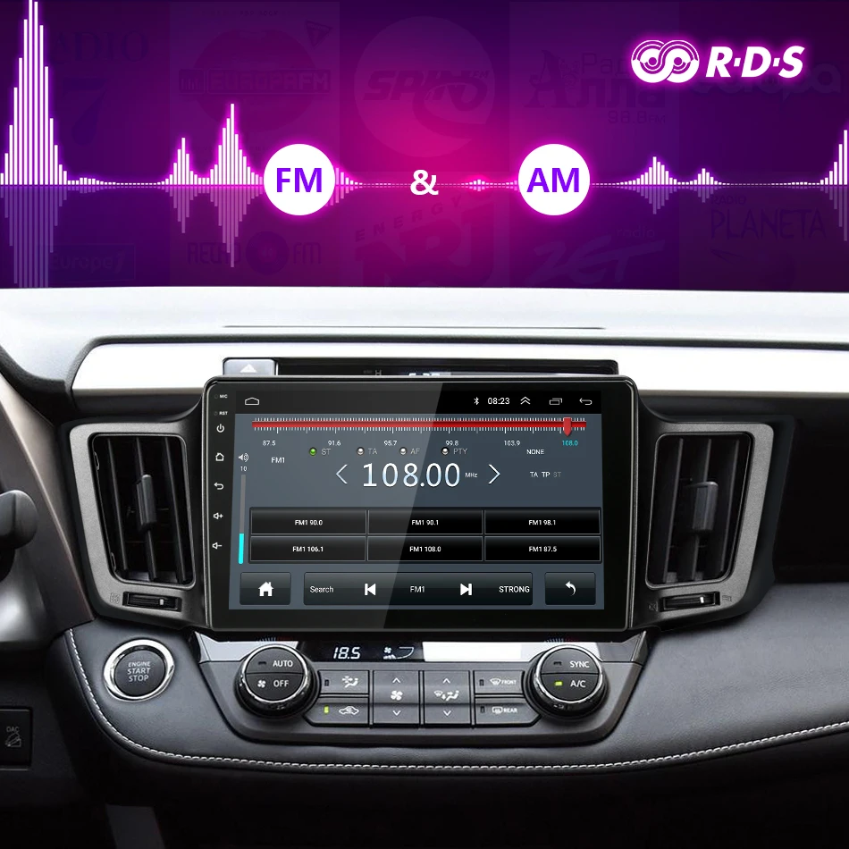 2G+ 32G Android 8,1 4G Автомобильная магнитола для Toyota RAV4 4 XA40 5 XA50 2012- мультимедийный видео плеер навигация gps 2din 2 Din Dvd