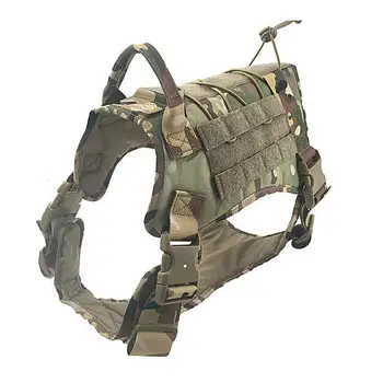 

Pet Chest Strap with Handle Dog Collars Retractable Nylon Extendable Traction Leash Dog Vest with Handle Tactical Dog Leash