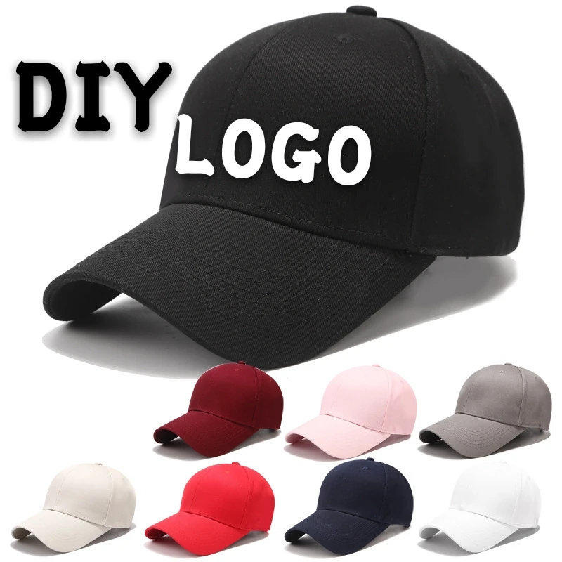 

DIY Logo Custom-made Brand Baseball Cap Running Snapback Cotton Embroidery Hat Letter Custom-made Men Women Hip Hop Trucker Cap
