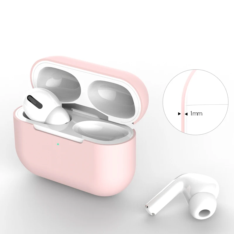 Чехол для наушников для Apple Airpods Pro, роскошные наушники, сплошной цвет, пряжка, коробка для AirPods 3 Pro, гарнитура, силиконовый чехол, крышка, Fundas