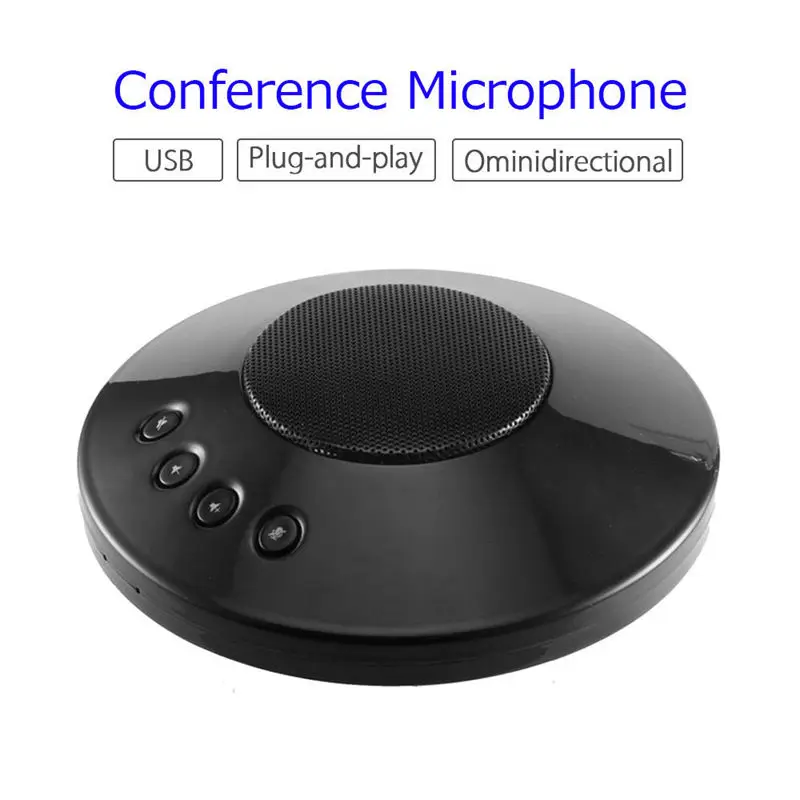 360 ° стерео всенаправленный микрофон видео конференц-динамик Usb Plug-And-Play для ПК