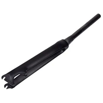 

HOT-SPOMANN Carbon Fiber Bicycle Front Fork Bicycle Disc Brake Hard Fork Upper Tube Cone Tube