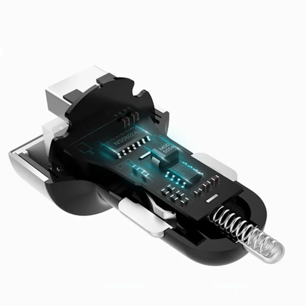 Двойной Переходник USB для зарядки в машине 3.1A цифровой светодиодный дисплей напряжения/тока Автомобильное металлическое зарядное устройство для смартфона/планшета#8