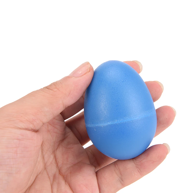 Musical Percussion Instruments 2Pcs Colourful Plastic Sound Eggs Shaker Maracas 2 Colors