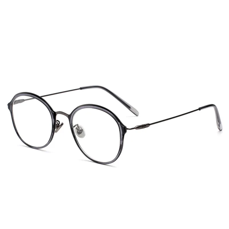 Круглые очки ретро оправа TR90 сверхлегкие очки lunette de vue femme очки мужские очки игровая оптическая очки