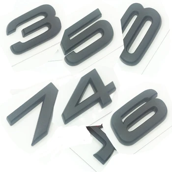 

Matte Black Emblem for Audi S 3 4 5 6 7 8 s3 S4 s5 s6 s7 s8 3D Trunk Logo Badge Compact OEM ABS Nameplate compatible