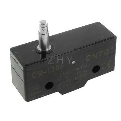 

Gold Tone Screw Terminals Slim Spring Plunger Micro Switch CM-1305