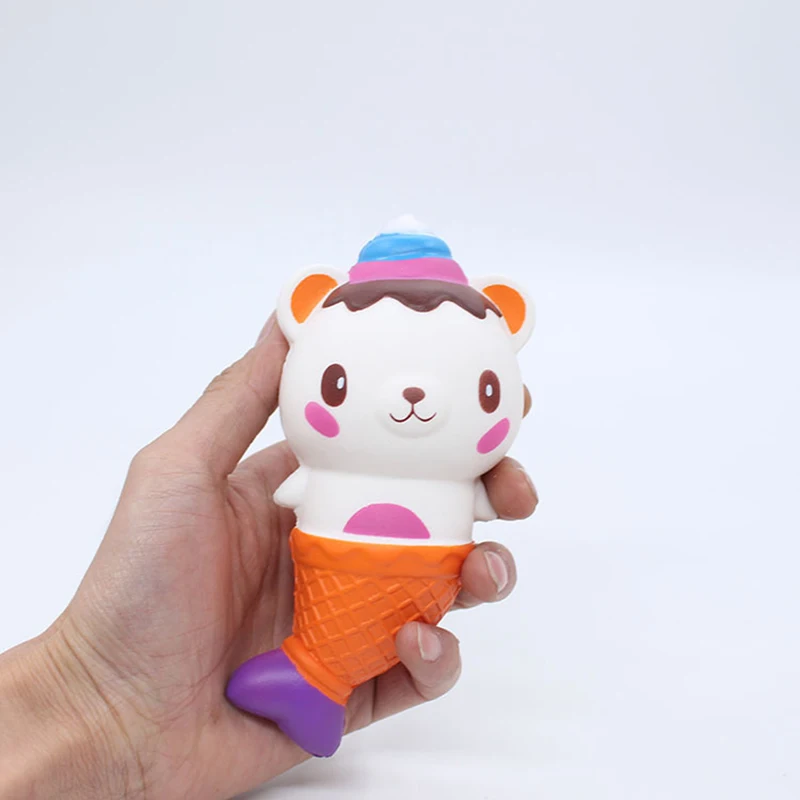 Симпатичная игрушка-давилка Kawaii русалка маленький медведь медленно поднимающийся крем ароматизированные игрушки для снятия стресса подарки мягкие игрушки для малышей