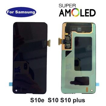 

Super Amoled For samsung S10 G973F G973 LCD S10e Screen S10 Plus G975 G975F Display with Touch Digitizer with Frame Assembly