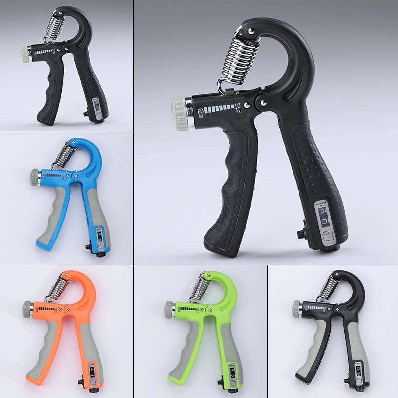 1x Hand Grip Trainer Strengthener Adjustable Gym Wrist Strength Exerciser Tool