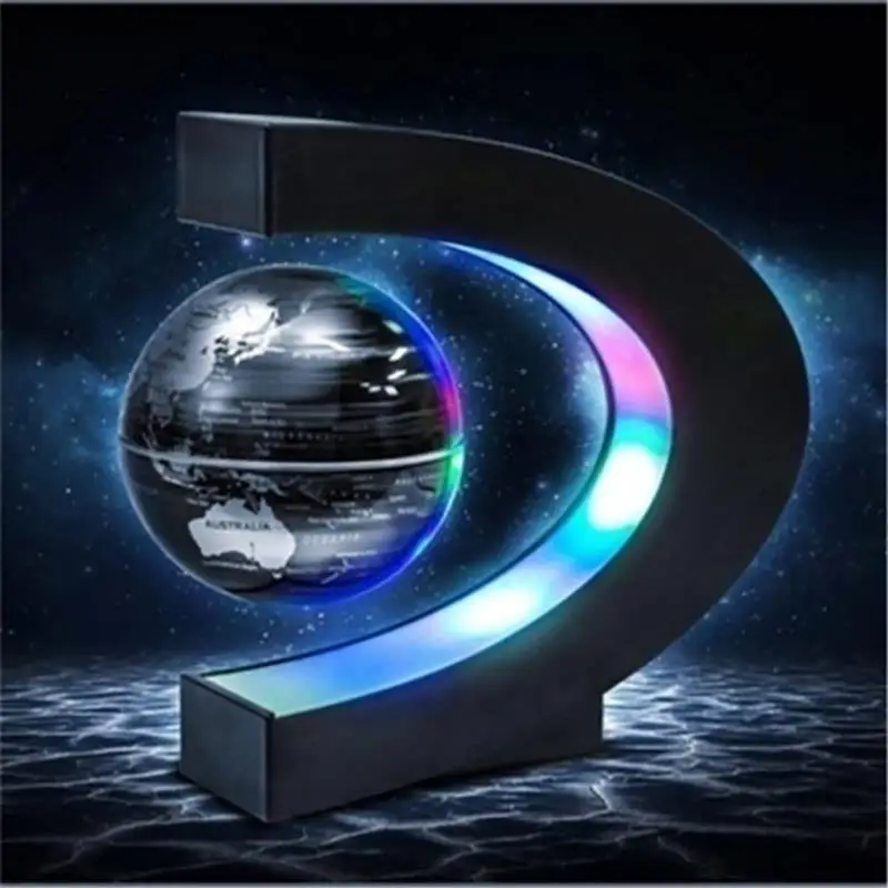 Levitating Lamp Magnetic Globe LED World Novelty Ball Learning Home Decor  New