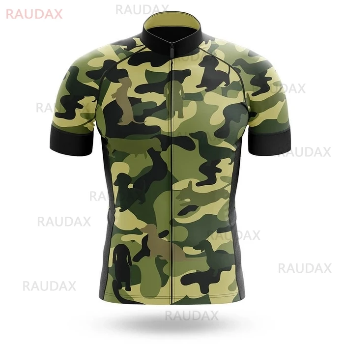 Camouflage Bike Uniform 2021 Short Sleeve Maillot Ciclismo Men's Cycling Clothing Summer MTB Riding Jersey | Спорт и развлечения