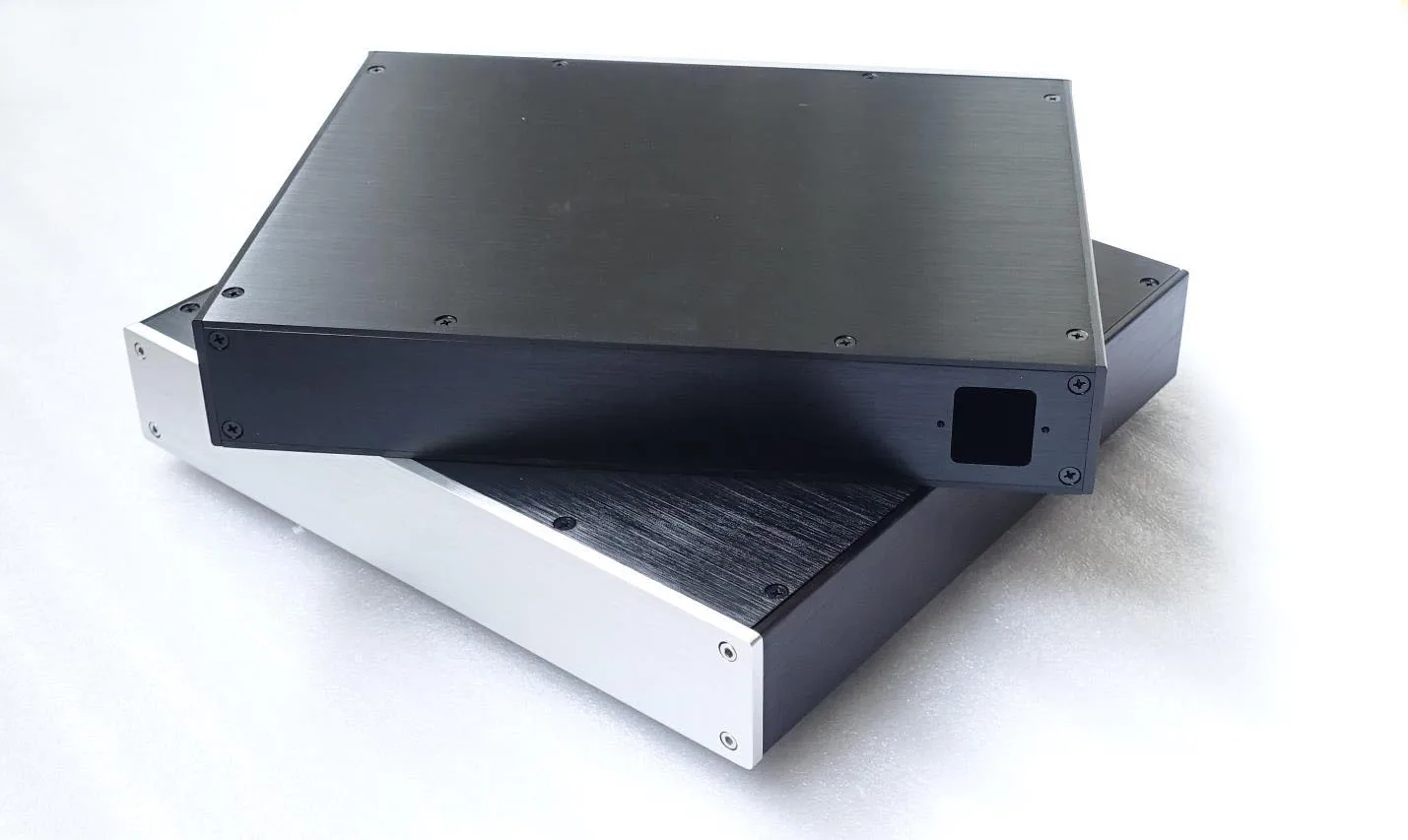 Full aluminum 3205 power amplifier chassis psu enclosure HIFI preamp box dac case 320*55*246mm