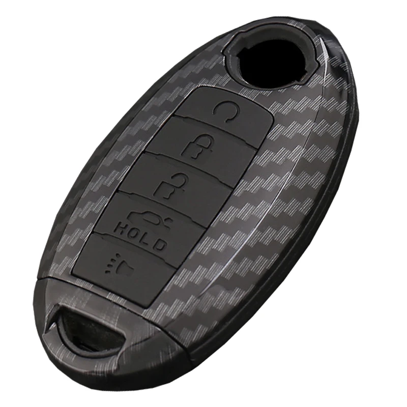 Carbon Car Remote Key Case Cover For Nissan Altima Maxima Murano Sentra Versa Titan Leaf Juke Quest Elgrand NV200 Note Tiida