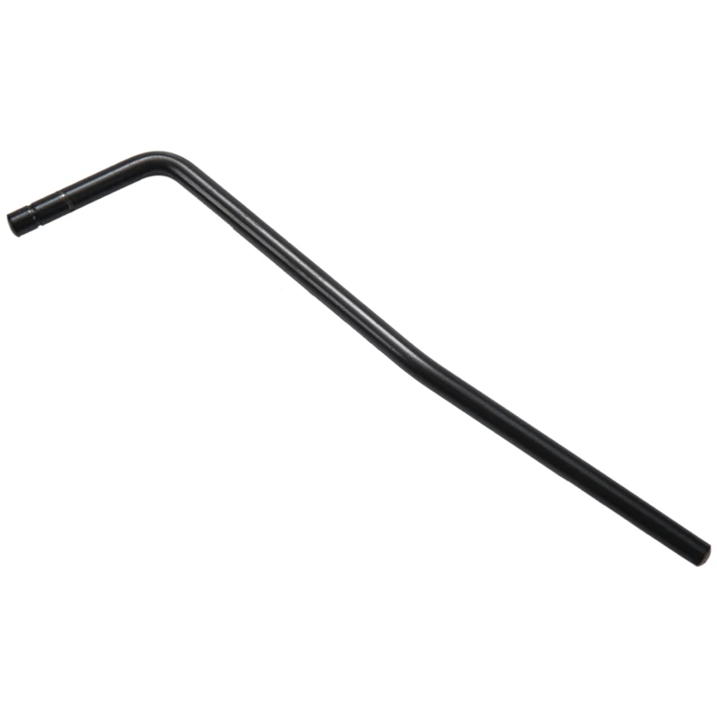 Плечо для электрогитары с прямой вставкой тремоло Whammy Bar - Chrome-Black/вставная часть