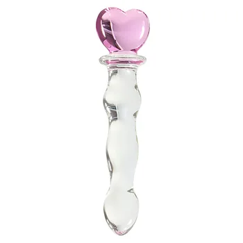 Crystal Glass Dildos Masturbator Realistic Dildo Penis Glass Beads Anal Butt Plug Sex toys for Woman Couples Vaginal Stimulation 6