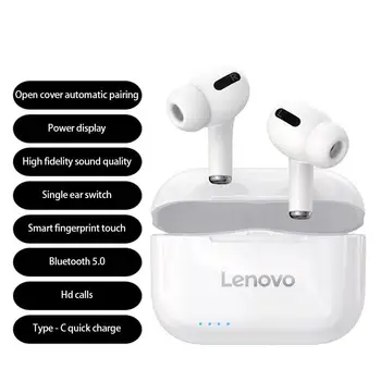

New Original LP1S Lenovo TWS Wireless Earphone Bluetooth Upgraded Version 5.0 Dual Touch Control 300mAH