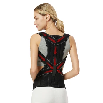 

Adjustable Upper Back Shoulder Support Posture Corrector Adult Corset Spine Brace Back Belt Orthotics Back Support