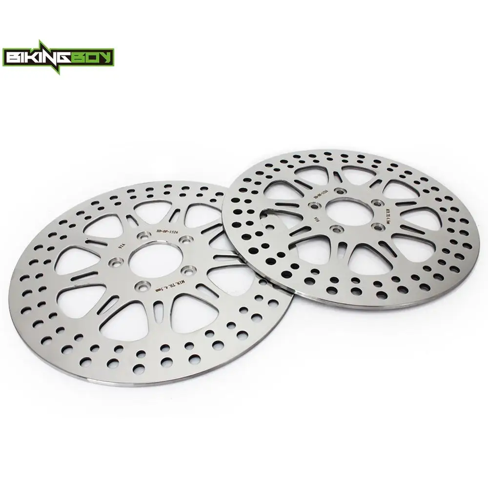 US $132.58 BIKINGBOY 118 Front Brake Discs Disks Rotors FLHX Street Glide 08 09 10 11 12 FLRT Freewheeler FLTRX Road Glide Deluxe Fat boy