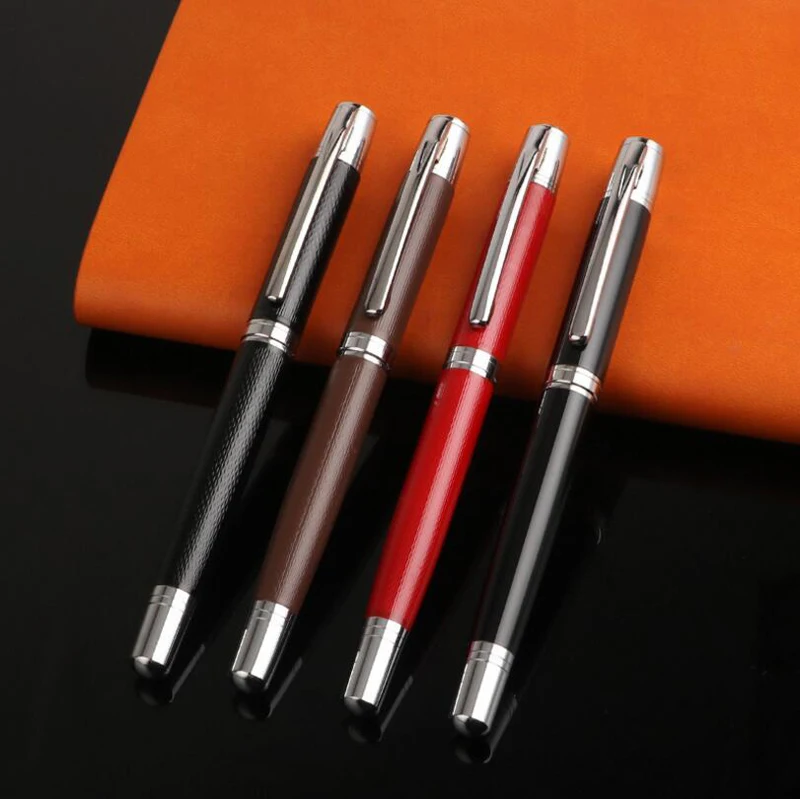 Классический дизайн Бизнес Мужская Роскошная металлическая шариковая ручка Студенческая ручка для письма подарочная ручка купить 2 ручки отправить подарок