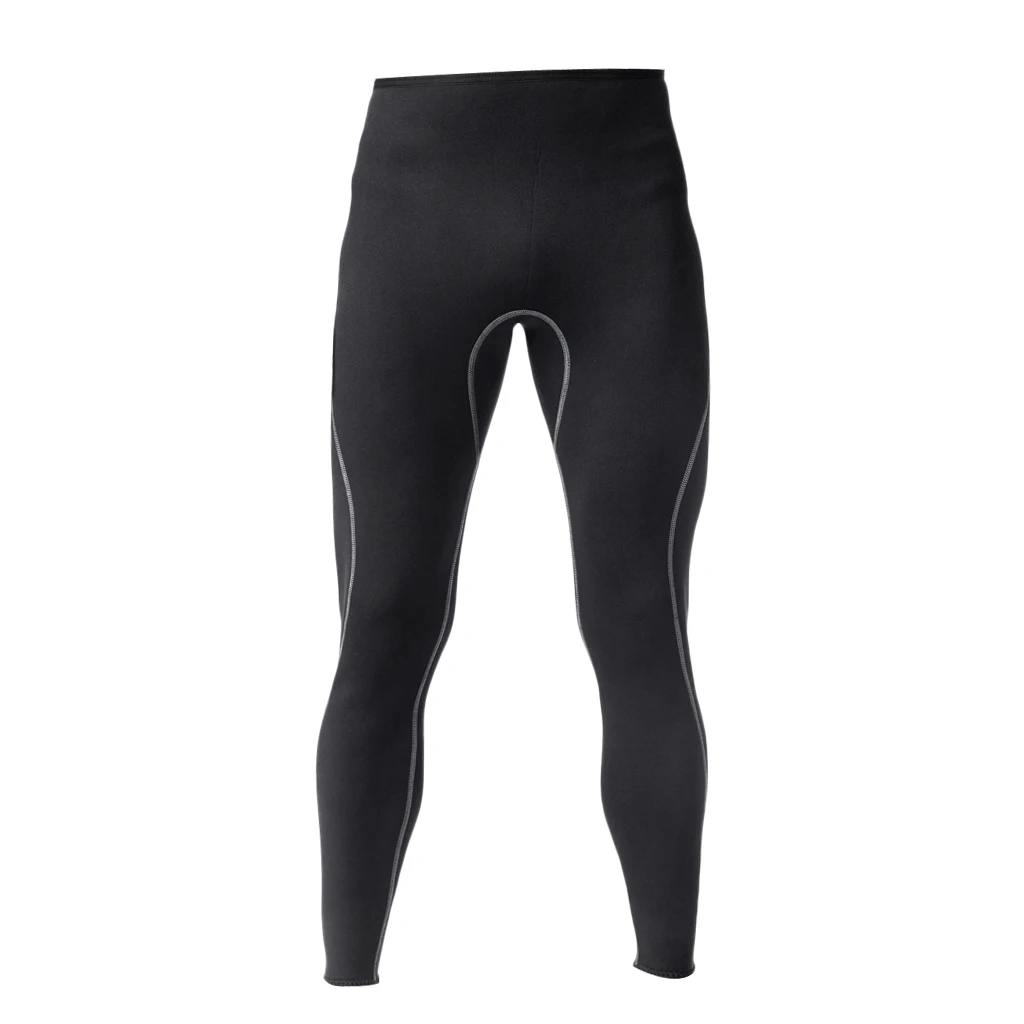 Pantalon de combinaison anti UV pour homme, FjBlack Néoprène Surf Natation FjLeggings chauds, Full Bodile Taille S-XL Snorkeling