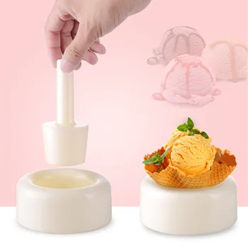

Ice Cream Cone Mold Setting Mold Diy Crispy Ice Cream Skin Baking Mold Moldes De Silicona Para Fondant Confeitaria Cake Mold