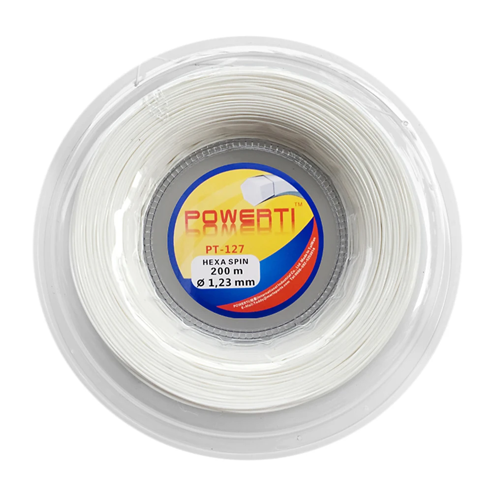 

Hot New 1.23mm Tennis String 200M/660FT Powerful Tennis Racket Replacement String Polyester Sport Outdoor Training Tennis Racque