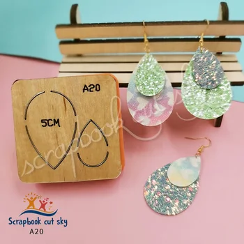 

Pendientes A20 Pescado de madera molde de madera de corte, adecuado para máquinas de mercado general, nuevos productos en 2020