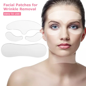 

Facial Patches Wrinkle Remover Pads for Forehead Wrinkle Crow's Feet Neck Silicone Smoothing Wrinkle Patches for Face Skin Care