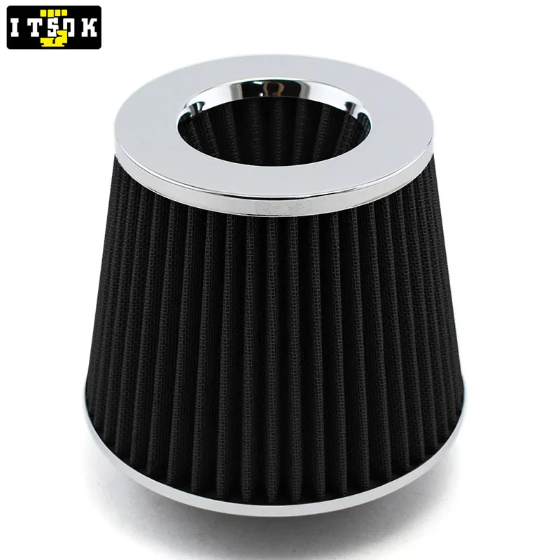 Performance Air Intake Filter High Flow 76mm Sports Racing Car Tuning Cold Mushroom Head 6 Inch Cone air filters car filter JDM Universale