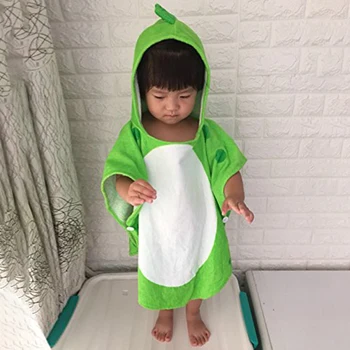 

New Baby Comfortable Bathrobe Cute Animal Hooded Bath Towel Soft Toddler Leisure Fashionable Chic Cloak Towel Sleepwear#37